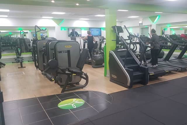 The refurbished fitness suite