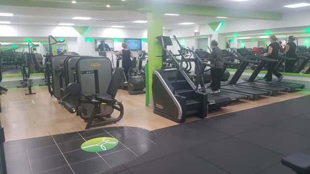 The refurbished fitness suite