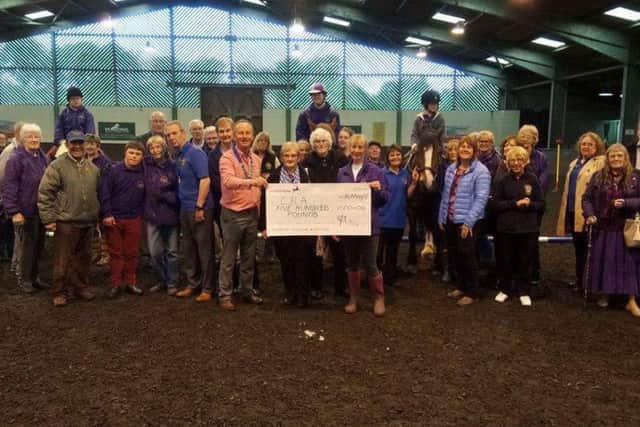 The Lincolnshire Riding for thr Disabled Association in Louth recently received a welcomed boost in funds of £500.