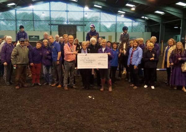 The Lincolnshire Riding for thr Disabled Association in Louth recently received a welcomed boost in funds of Â£500.