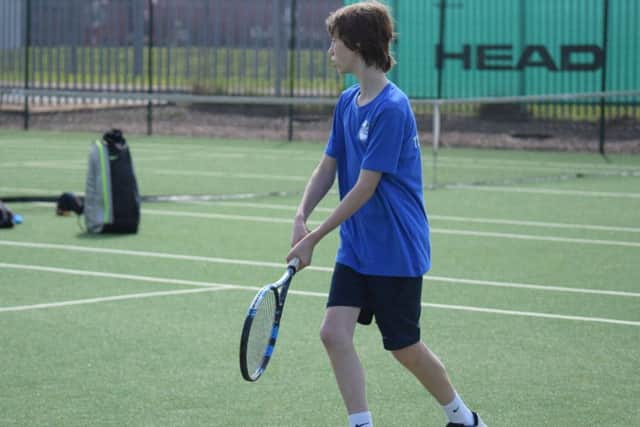 Louth TC Under 14s player Aidan Parker in action EMN-170525-130118002