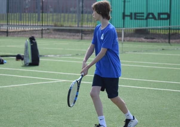 Louth TC Under 14s player Aidan Parker in action EMN-170525-130118002