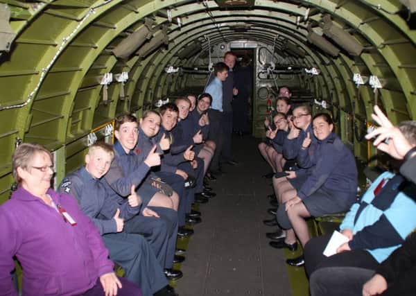 Youngsters and staff from the Louth 1228 Air Cadets its 1228 Detached Flight in Mablethorpe enjoyed an excellent visit recently to the Battle of Britain Memorial Flight based at RAF Coningsby.
