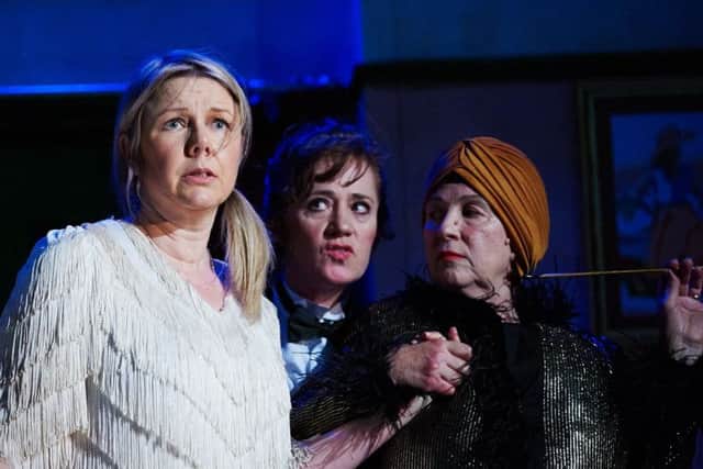 The comedy triple bill is being presented by an all female cast.