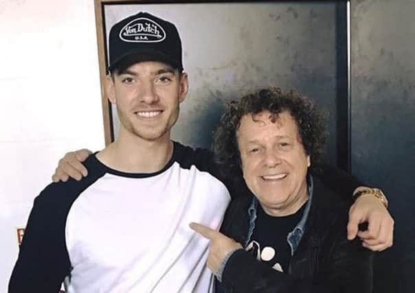Matty with Leo Sayer at the UK Tour rehearsals at Bell Studios, in London. EMN-170106-153425001