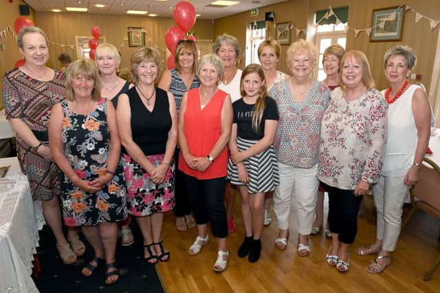 Sleaford Lionesses anniversary tea party to mark 40 years of the organisation. Group members. EMN-170506-113310001
