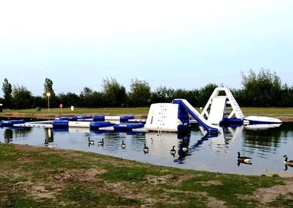 The new Lincolnshire Aqua Park is now officially open for business.