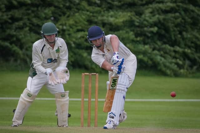 Chris Anderson in bat for Woodhall. Phgoto: David Dales.