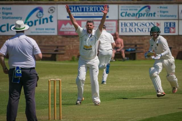 Nick Goacher removed Danie| Freeman leg before on Saturday EMN-170530-102954002