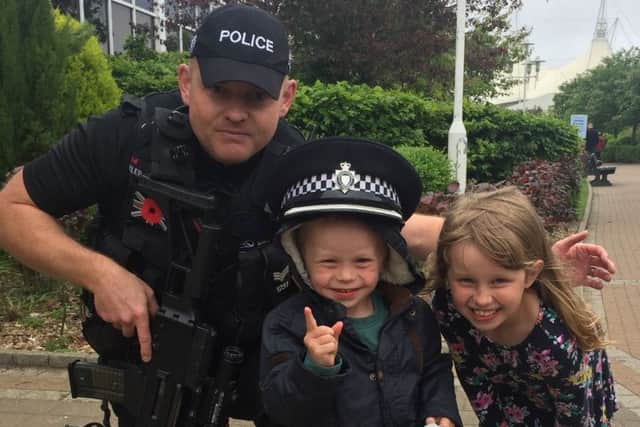 Communitities welcomed the armed officers drafted on Thursday as part of Operation Temperer to support Lincolnshire Police. ANL-170530-103434001