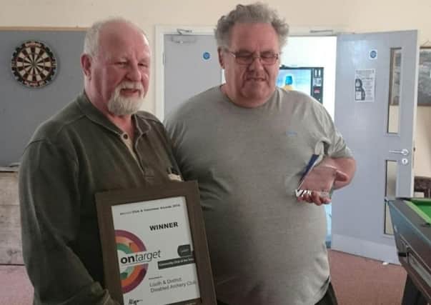 Louth and District Archery Club won a national award for its community work last month EMN-170525-124426002