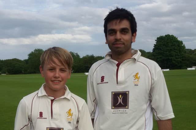 Louth openers Alex Bell and Zeeshan Ahmed put on 160 against Brocklesby EMN-170531-172601002