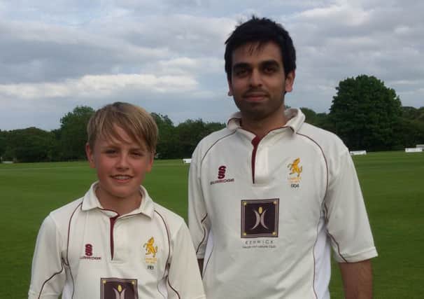 Louth openers Alex Bell and Zeeshan Ahmed put on 160 against Brocklesby EMN-170531-172601002