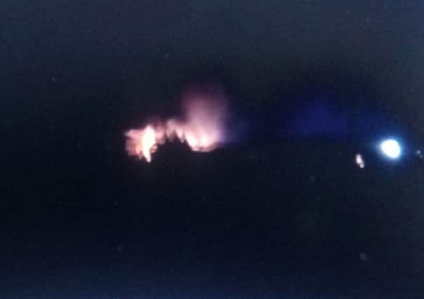 Scene of a caravan fire in Ingoldmells. ANL-170106-065211001