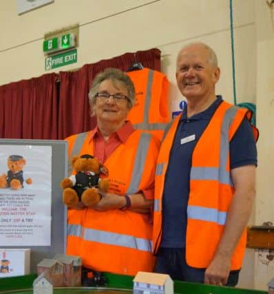 Station Adoption group chairman Jenny Westbrook and Martin Barnard EMN-170406-173947001