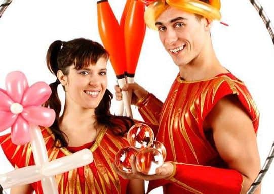 Flame Oz Circus Workshop is just one of the many acts appearing in Alford and Mablethorpe.