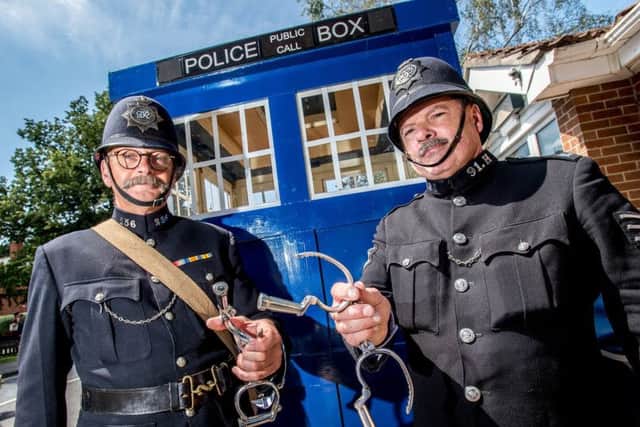PC 256 Ian Clark and SGT PS 91 John Crowfoot were an arresting sight
