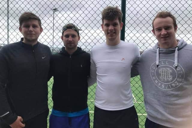 Louth Tennis Centre's men's team top the league EMN-170206-130639002