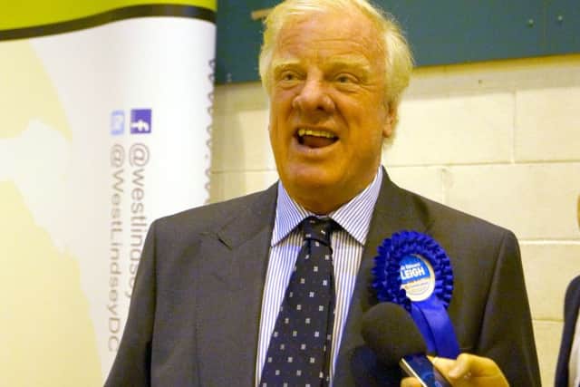 A delighted and pleased Sir Edward after the count last Friday morning