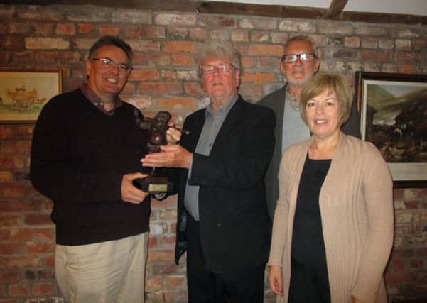 From left, new chairman of ELA Peter Wellstead, with former chairman Graham Payne, vice chairman/treasurer Peter Stewart and secretary Debbie Evison. EMN-171206-145507001