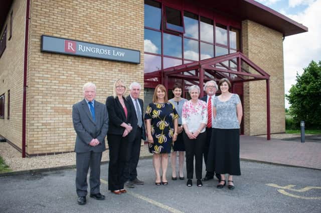 Staff and partners from Bambridges and Ringrose Law.