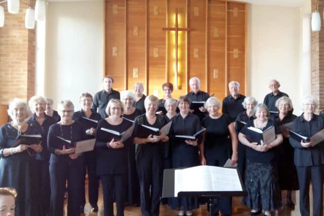 The Banovallum Singers - minus their uniform scarves due to the heat! EMN-170506-101804001