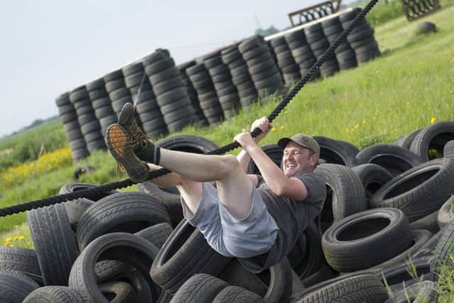 Rob Stuart on the new obstacle park on Spalding Road, Sutterton
Picture: Sarah Washbourn / www.yellowbellyphotos.com EMN-170506-121642001