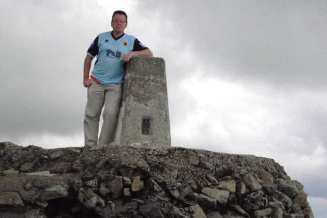 Atop Ben Nevis.