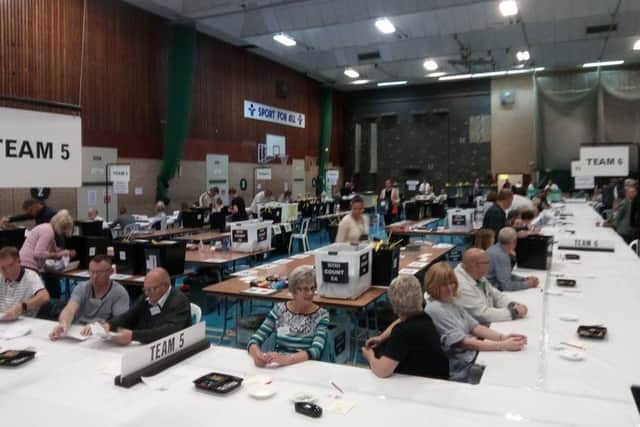 The counting hall at OneNK in North Hykeham. EMN-170806-234251001