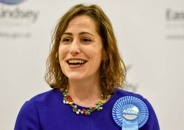 Victoria Atkins has kept hold of her seat as MP for Louth and Horncastle. Photo: John Aron.