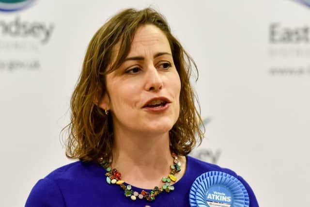 Victoria Atkins stays as MP for Louth and Horncastle. Photo: John Aron.