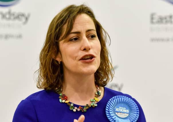 Victoria Atkins stays as MP for Louth and Horncastle. Photo: John Aron.