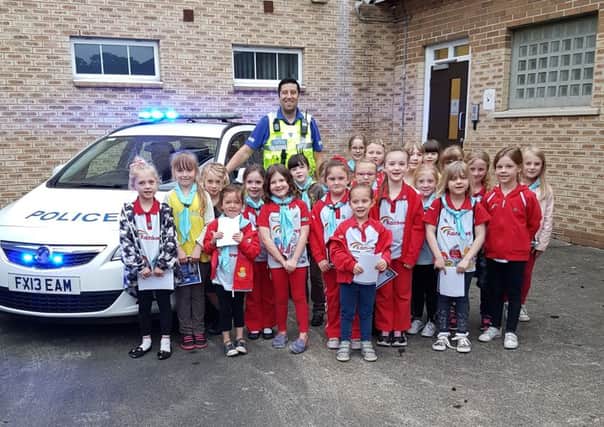 The 4th Louth Rainbows and Brownies.