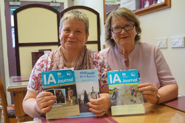 Pam Bradley and Jenny Turner are promoting the IA support group EMN-170615-094222001