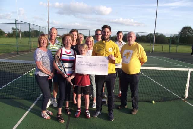 Gary Burr, Marie Curie Community Fund Raiser, received a cheque fro ?500 as a result of the fundraiser. EMN-170616-153314001