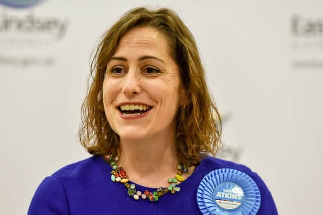 Victoria Atkins has kept hold of her seat as MP for Louth and Horncastle. Photo: John Aron.