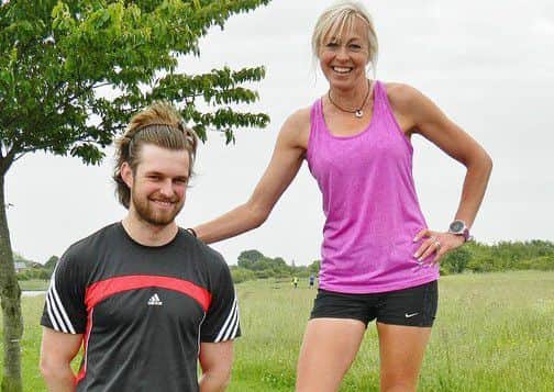 Janine Stones and son Wesley ran the Cleethorpes ParkRun EMN-171206-155039002
