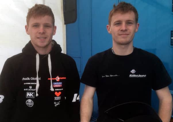 Tom and Tim Neave learned the ropes at Knockhill last week EMN-171206-173126002