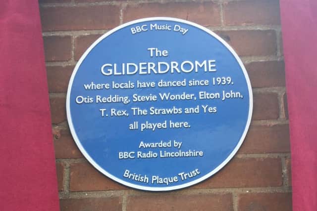 The Blue Plaque at The Gliderdrome.