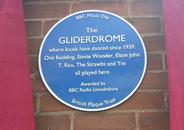 The Blue Plaque at The Gliderdrome.
