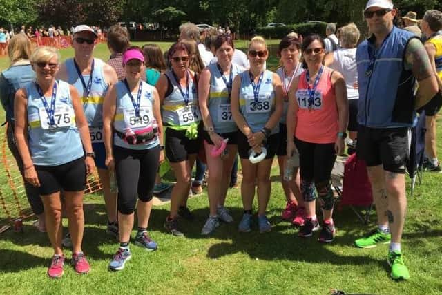 The Mablethorpe RC contingent at the Woodhall Spa 10k Picture: John Rainsforth EMN-170614-173812002