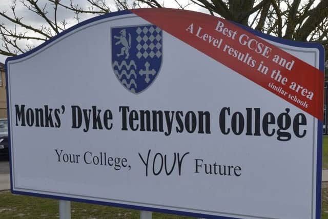 Monks' Dyke Tennyson College.