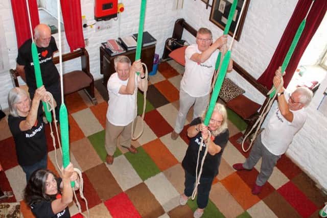 Ruskington Church bell ringers perform for BBC Music Day. Photo: Danielle Longotano. EMN-170619-194721001