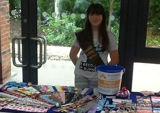 Bryony Sargent pictured at a St Andrews Hospice craft fair event held recently in Grimsby. EMN-170620-112012001