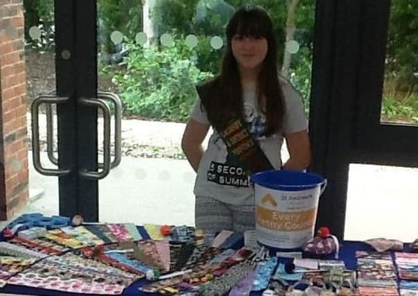 Bryony Sargent pictured at a St Andrews Hospice craft fair event held recently in Grimsby. EMN-170620-112012001