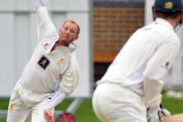 Andy Carrington was Louths top wicket-taker once again at Sleaford EMN-170620-102006002