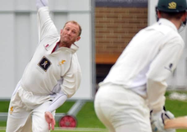 Andy Carrington was Louths top wicket-taker once again at Sleaford EMN-170620-102006002