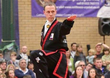 Sleaford Kuk Sool Won TMfifth degree master PKJN Keith Slack in action EMN-170622-132328002