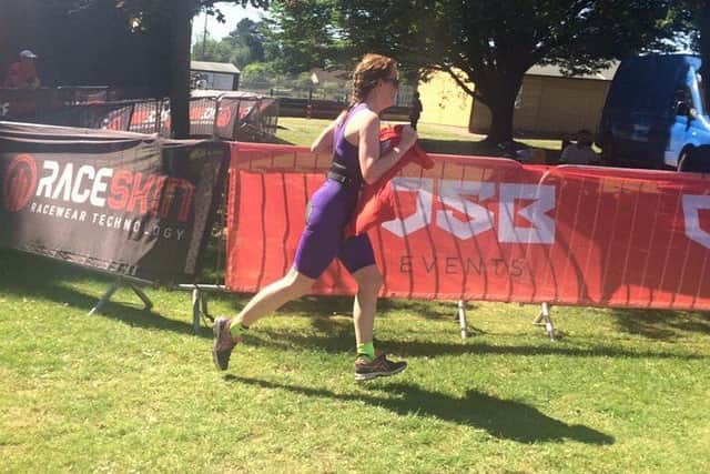 Lisa Lancaster is competing in triathlons just two years after she was diagnosed with from a brain tumour EMN-170622-151231002