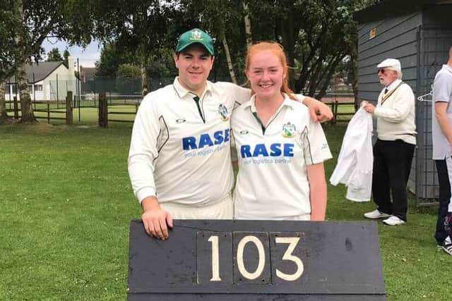 Skipper Daniel Clark and Megan Quinlan came to Rasens rescue with a 103-run late order stand EMN-170626-115420002